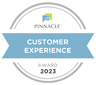 Pinnacle Customer Experience 2023 badge